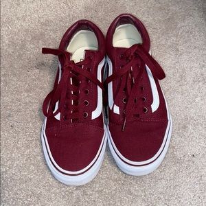 Maroon Vans